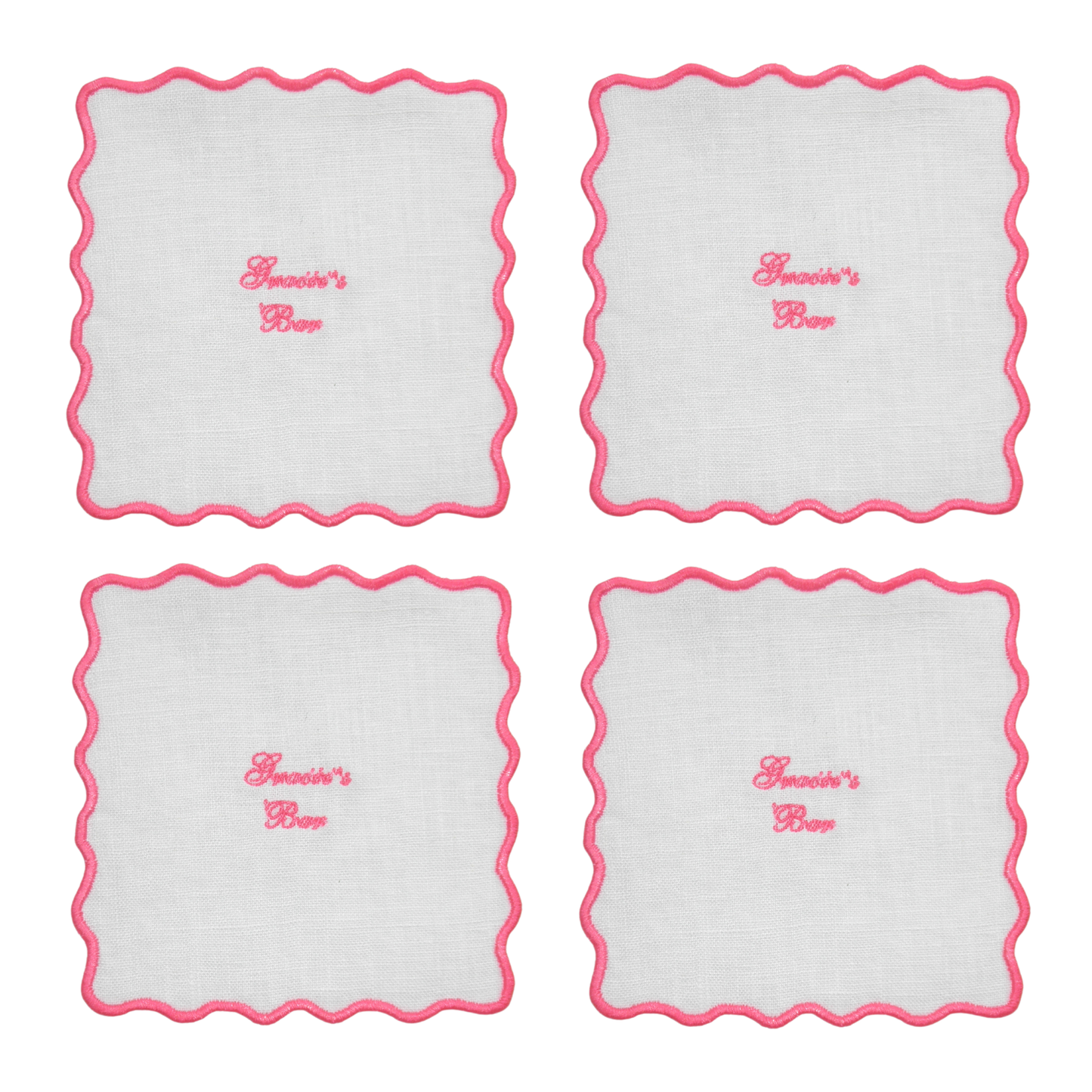 Custom Name Bar Napkins