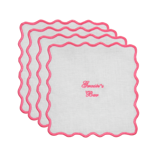 Custom Name Bar Napkins