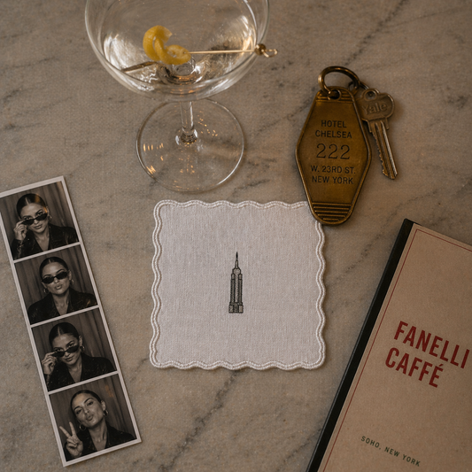 NYC Cocktail Napkin Set (Set of 6)